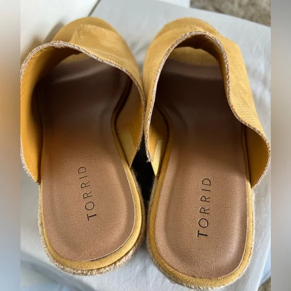 Torrid 9W Platform Espadrille Wedge Sandals - Picture 7 of 13